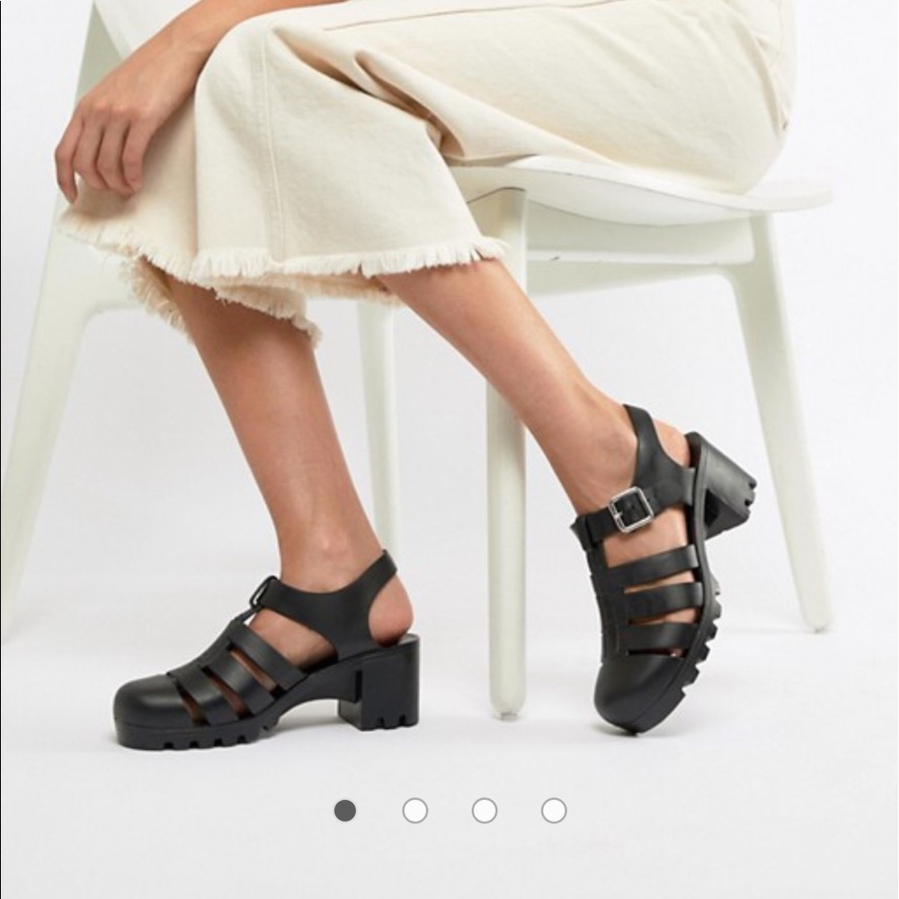 ASOS platform jelly sandals